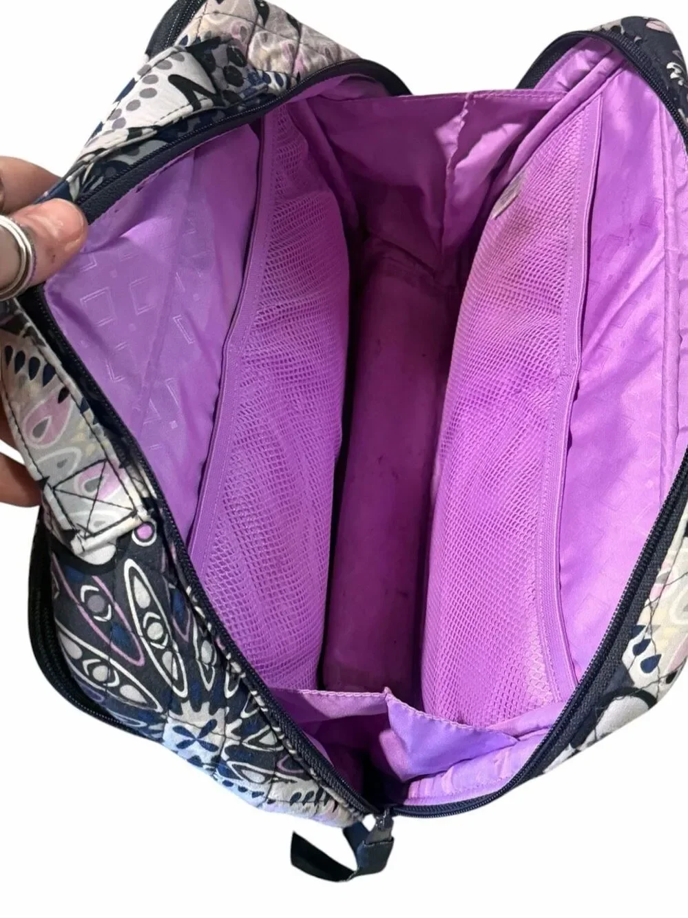 VERA BRADLEY Hanging Travel Organizer Toiletry Bag Mimosa Medallion